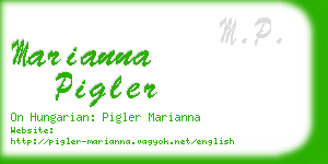 marianna pigler business card